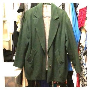 Free People Forest Green Jacket